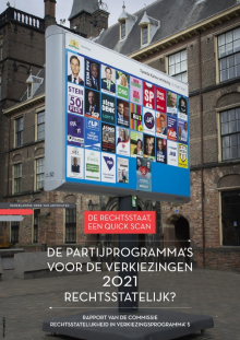 Rapport rechtsstatelijkheid verkiezingsprogramma's 2021 cover (jpg)